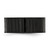 Chisel Stainless Steel Brushed and Polished Black Ion-Plated with Cubic Zirconia 9 mm Flat Wedding Band - View 3