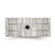 Chisel Stainless Steel Brushed and Polished with Black Cubic Zirconia 10 mm Flat Wedding Band - View 4