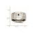 Chisel Stainless Steel Brushed and Polished with Black Cubic Zirconia 10 mm Flat Wedding Band - View 7