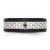 Stainless Steel Polished with Brushed Black Ion-Plated 2pt. 0.02ct Diamond 8 mm Wedding Band - View 4