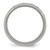 Stainless Steel Polished and Textured with Cubic Zirconia 8 mm Wedding Band - View 2