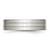 Stainless Steel Brushed with Cubic Zirconia 6 mm Grooved Wedding Band - View 3