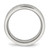 Stainless Steel Brushed and Polished Twisted 7 mm Wedding Band - View 2