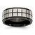 Stainless Steel Brushed Black Ion-Plated 9 mm Wedding Band