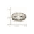 Chisel Stainless Steel Brushed Polished and Hammered 7.5 mm Wedding Band, Domed - View 6