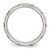 Chisel Stainless Steel Brushed and Polished 8 mm Grooved Wedding Band, Half Round - View 2