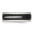 Stainless Steel Polished Black Ion-Plated Laser Cut with Cable Inlay & Cubic Zirconia 8 mm Wedding Band - View 3