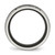 Chisel Stainless Steel Polished with Black Ceramic and Cubic Zirconia Ring, 7 mm - View 2