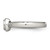 Chisel Stainless Steel Polished Cubic Zirconia Ring - SR577 - View 3