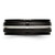 Stainless Steel Polished Black Ion-Plated 8 mm Ridged Edged Wedding Band - View 3