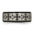 Stainless Steel Brushed/Polished Black Ion-Plated Laser Etched Crosses 8 mm Wedding Band - View 3