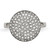 Stainless Steel Polished with Preciosa Crystal Circle Ring - View 4