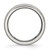 Stainless Steel Polished 8 mm Grooved Wedding Band - View 2