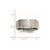 Chisel Stainless Steel Polished with Brushed and Textured Center 7 mm Wedding Band, Flat - View 6