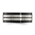 Chisel Stainless Steel Brushed and Polished Black Ion-Plated 8 mm Wedding Band, Flat - View 3