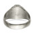 Chisel Stainless Steel Antiqued and Polished Lion Head Ring - View 6