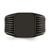Chisel Stainless Steel Polished Black Ion-Plated Signet Ring, 13.5 mm Top Length, 11.5 mm Top Width - View 4