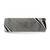 Chisel Damascus Steel Polished 8 mm Wedding Band, Half Round - View 3