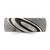 Chisel Damascus Steel Polished 8 mm Wedding Band, Half Round - View 4