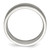 Chisel Stainless Steel Polished 6 mm Grooved and Beaded Wedding Band, Flat - View 2