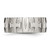 Chisel Stainless Steel Brushed and Polished 3pt 0.035ct Diamond Cross 9 mm Wedding Band - View 3