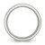 Chisel Stainless Steel Polished with Black Carbon Fiber Inlay Cubic Zirconia Cross 8 mm Wedding Band, Flat - View 2