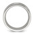 Chisel Stainless Steel Polished with Black Carbon Fiber Inlay and Cubic Zirconia 8 mm Band Ring - View 2