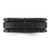 Chisel Stainless Steel Brushed and Polished Black Ion-Plated 8 mm Wedding Band - View 3