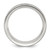 Chisel Stainless Steel Brushed Laser Design 8 mm Wedding Band - View 2