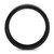 Chisel Stainless Steel Polished Black Ion-Plated Skulls with Pink Carbon Fiber Inlay 8 mm Wedding Band, Domed - View 2