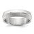 Chisel Stainless Steel Polished and Textured 6 mm Wedding Band, Flat