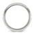 Chisel Stainless Steel Brushed and Polished Grooved 8 mm Wedding Band - View 2