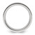 Chisel Stainless Steel Polished with Black Resin and Wood Inlay 8 mm Wedding Band - View 2