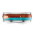Chisel Stainless Steel Polished Arrow with Turquoise and Wood Inlay 8 mm Wedding Band - View 3
