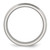 Chisel Stainless Steel Polished 6 mm Grooved and Beaded Wedding Band, Half Round, Standard - View 2