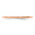 14K Rose Gold 1.2 mm Half Round Polished Stackable Wedding Band - View 4
