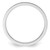 Rhodium-Plated 14K White Gold 1.2 mm Criss-Cross Pattern Stackable Wedding Band - View 2