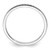 Rhodium-Plated 14K White Gold 1.2 mm Twisted Wire Pattern Stackable Wedding Band - View 2