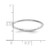 Rhodium-Plated 14K White Gold 1.2 mm Twisted Wire Pattern Stackable Wedding Band - View 5