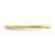 14K Yellow Gold 1.2 mm Half Round Satin Stackable Wedding Band, Brushed - View 3