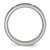 Chisel Titanium Brushed and Polished Celtic Laser Design 8 mm Beveled Edge Wedding Band, Flat - TB115B - View 2