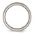 Chisel Titanium Brushed and Polished Cross Laser Design 8 mm Beveled Edge Wedding Band, Flat - TB115S - View 2