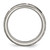 Chisel Titanium Brushed and Polished Celtic Laser Design 8 mm Ridged Edge Wedding Band - TB11B - View 2