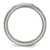 Chisel Titanium Brushed and Polished Cross Laser Design 8 mm Ridged Edge Wedding Band - TB11D - View 2