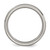 Chisel Titanium Brushed and Polished Cross Laser Design 8 mm Ridged Edge Wedding Band - TB11S - View 2
