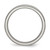 Chisel Titanium Brushed Center 6 mm Ridged Edge Wedding Band - View 2