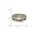 Titanium Grooved and Beaded 6 mm Polished Wedding Band - View 6