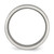 Titanium Brushed with Black Rubber 7 mm Flat Wedding Band - View 2