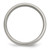 Chisel Titanium Polished with 14K Gold Inlay 6 mm Wedding Band, Half Round - View 2