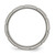 Titanium Brushed Center 8 mm Grooved Wedding Band - View 2